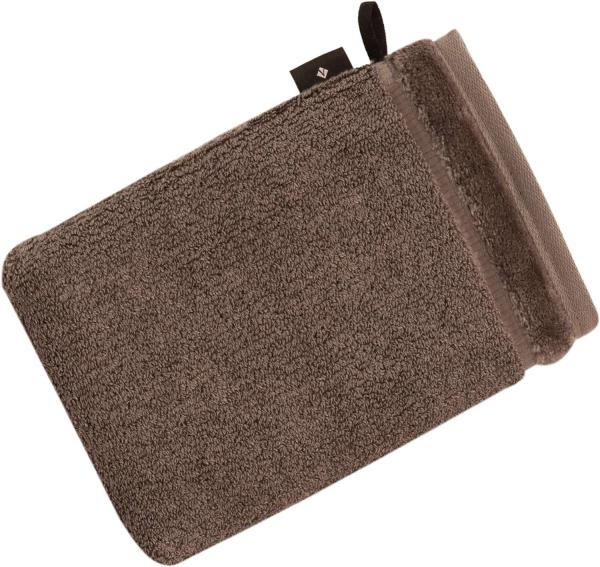 Vossen Baumwolle Handtücher Pure|Waschhandschuh 16x22 cm| toffee