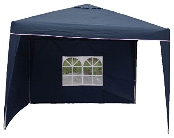 Alu Pavillon Faltpavillon 3x3m Gartenpavillon Gartenzelt Partyzelt Wasserabweisend Blau