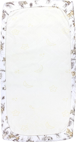 TupTam Spannbettlaken Baby Spannbettlaken Spannbetttuch für Babybett Kinderbett 2er Pack Bild 6