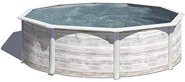 Finlandia Stahlwandpool Rund - 350 x 120 cm