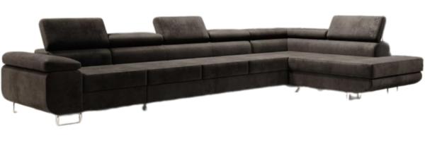 Luxusbetten24 Schlafsofa Designer Sofa Maxi, mit Schlaf- und Klapptfunktion