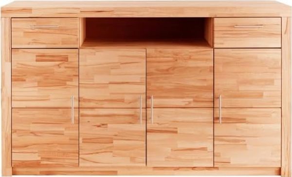 Highboard Anrichte Kommode Sideboard Kernbuche teilmassiv geölt