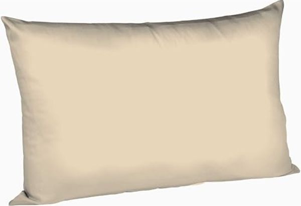 Fleuresse Mako-Satin-Kissenbezug uni colours Farbe beige 2043