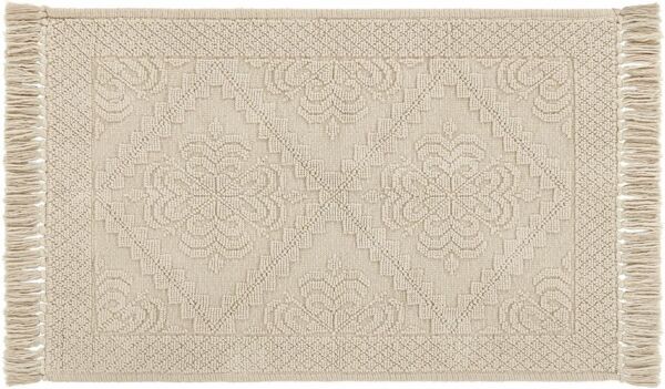 Mirabeau Badematte Badematte Mivorex beige, Höhe 60.0 mm, 100% Baumwolle