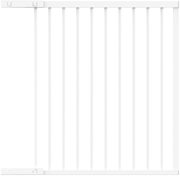 Geuther Verlängerung EASYLOCK PLUS | Passung: 72 cm | stabile Erweiterung | sichere Steckverbindung | ohne Bohren | geeignet für alle Easylock Gitter | kombinierbar mit Zusatzklemmensets | Weiß