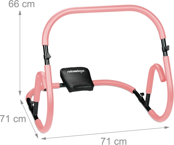 relaxdays Bauchtrainer AB Roller für Zuhause (1-St) Bild 4
