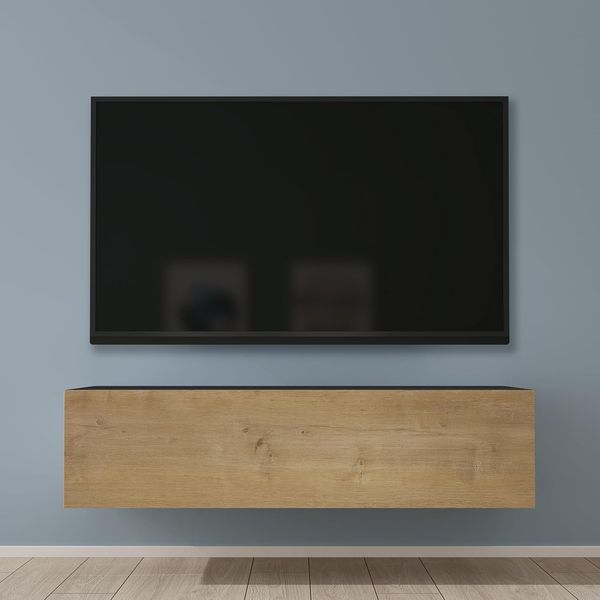 Mai & Mai Lowboard TV-Board TV-Schrank Fernsehschrank Hängend Fernsehtisch H:30cm Holz