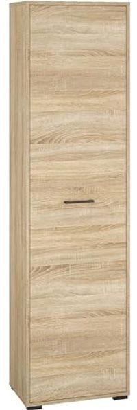Garderobenschrank Caro Dielenschrank 55x34x199 cm sonoma Eiche hell
