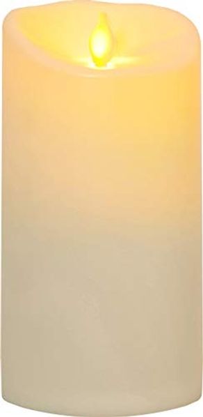 LED-Kerze "Twinkle" aus Kunststoff, creme 17,5x9