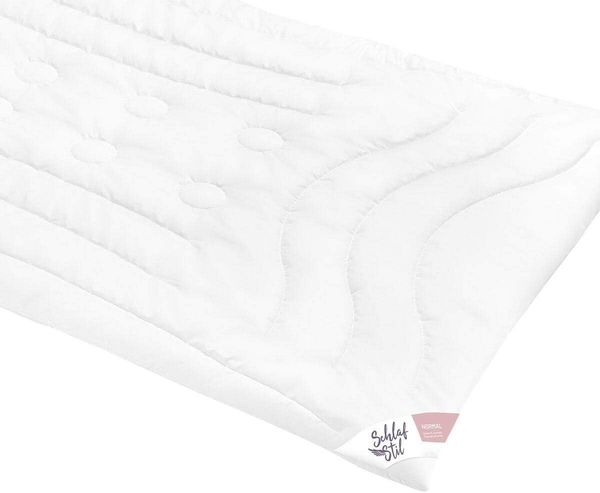 Schlafstil Faserdecke duo F400 normal medium, Füllung: 3D Markenfaser|135x200 cm