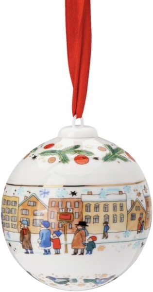 Hutschenreuther Porzellankugel Weihnachtskugel 2023 Bild 2