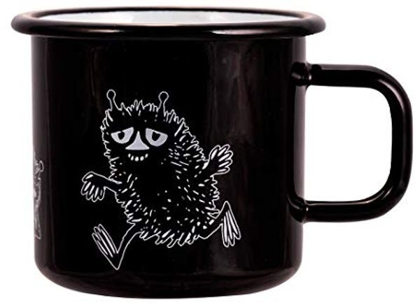 Muurla Kinderbecher Tasse Mumins Stinky Schwarz (370 ml)