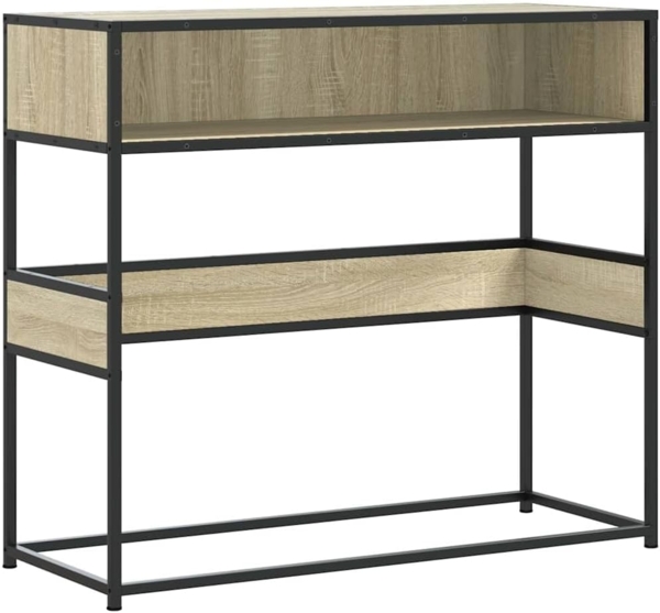 Konsolentisch Sonoma-Eiche 90 x 35 x 80 cm Holzwerkstoff 849170