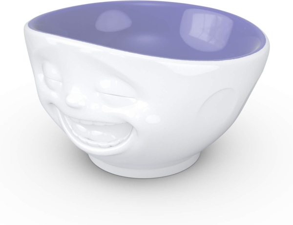 Schmunzel Schale lachend innen Lavendel 500ml