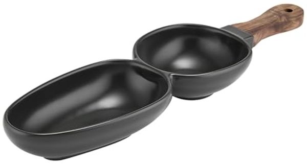 Ladelle Essentials Servier-Schale 2-tlg. Charcoal