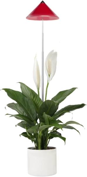 SUNLiTE 7W LED Pflanzenlampe Rot innen Pflanzenbeleuchtung ausziehbar