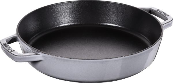 Staub Pans Bratpfanne 26 cm, Gusseisen, Graphit-Grau