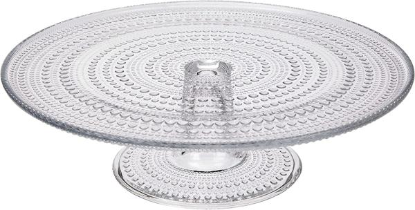 Kuchenplatte mit Fuß – 31,5 cm - Klar Kastehelmi Iittala Servierplatte, Handpflege