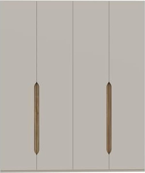 Drehtürenschrank >EDWAL< in sandfarbig / Mauvelle Eiche Dekor - 177,5x210,5x54,2cm (BxHxT)
