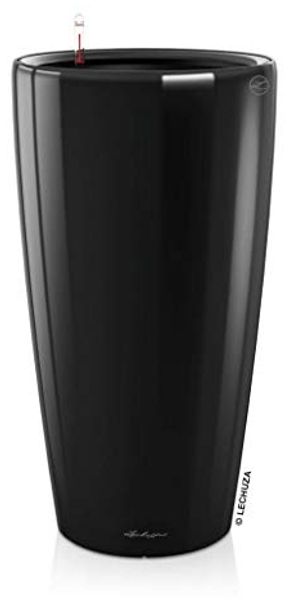 Lechuza® Pflanzkübel Lechuza Pflanzgefäß Rondo 32 schwarz hochglanz 157