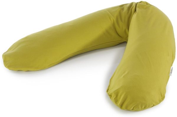 Theraline Stillkissen 190cm inkl. Bezug Jersey schilfgrün Mikroperlenfüllung