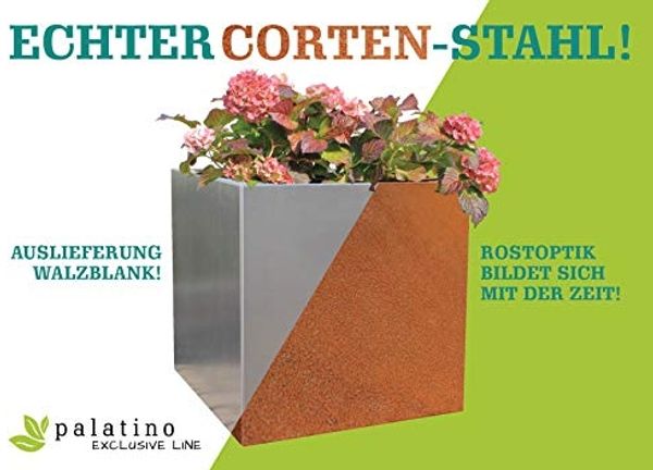 Palatino Exclusive Line Hochbeet/Pflanzkübel Lotte aus Corten-Stahl 150x40, Tiefe 50 cm, Modular Bild 5