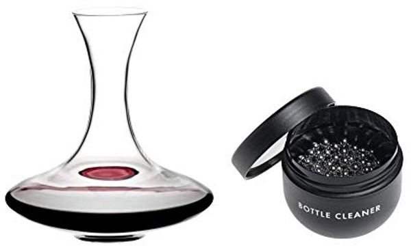 Riedel Dekanter Set Ultra mit Riedel Glasreiniger (2400/14 + 0010/05) Vorteilsset