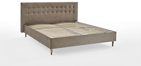 Atlantic Home Collection Bettrahmen Veronika 140x200 mit Bettkasten und Lattenrost