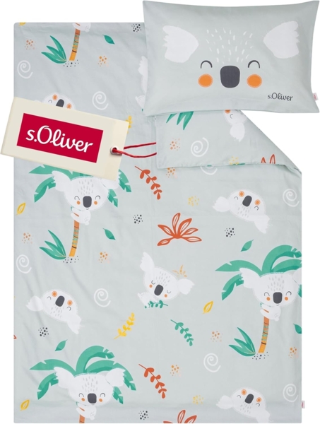 s.Oliver Kinderbettwäsche Satinbettwäsche s.Oliver Junior Koala, Mako-Satin, 2 teilig, mit süßen Koalabären