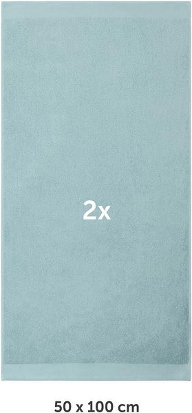 Blumtal Handtücher Premium Frottier Handtücher Set 2 teilig 100% Baumwolle, Frottee (2X (50x100 cm), 2-St), Oeko-TEX zertifiziert - Ultra saugstarkes Frottier Handtücher Bild 2