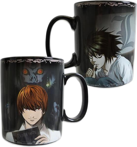 ABYstyle - Death Note Kira & L Thermoeffekt Tasse