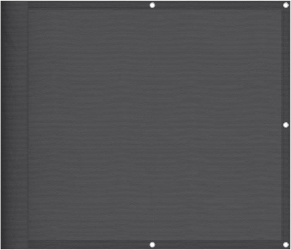 vidaXL Balkon-Sichtschutz Anthrazit 90x800 cm 100 % Polyester-Oxford 4000054