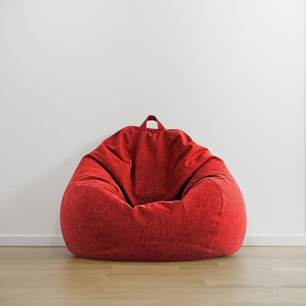 AD.CON Sitzsack mit ECO Füllung, Rot, 80 x 90 x 50 185L, EPS-Perlen Bild 8