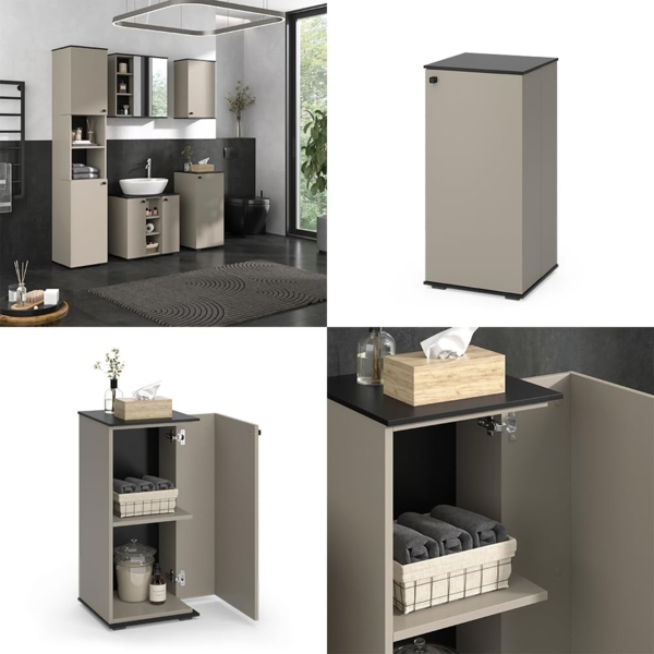 Midischrank Joli Greige 37 x 78 cm Vicco Bild 8