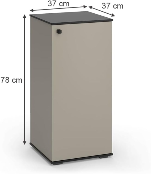 Midischrank Joli Greige 37 x 78 cm Vicco Bild 3