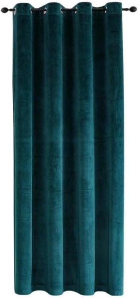 Haus und Deko Gardine Verdunkelungsvorhang Samt weich Ösen Vorhang blickdicht abdunkelnd, Ösen (1 St), Polyester