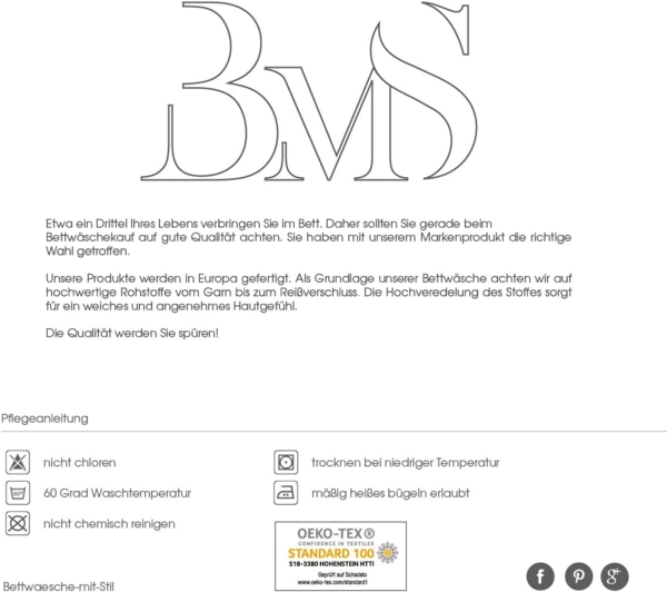 Bettwaesche-mit-Stil Mako-Satin / Baumwollsatin Bettwäsche uni / einfarbig flieder rosa Kissenbezug 60x80 cm Bild 6