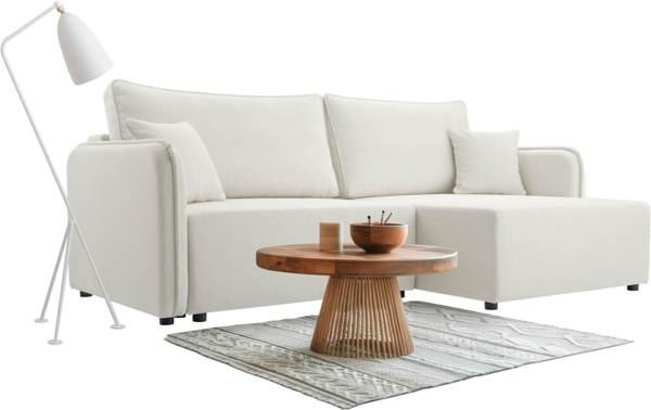 Ecksofa Maylana (Farbe: Velo 621, Seite: Rechts)