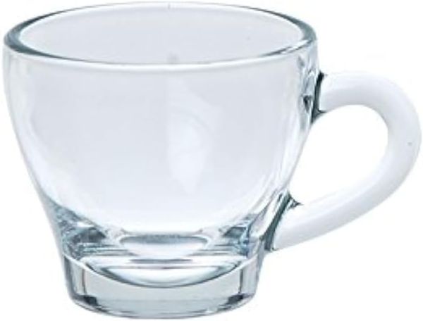 Excelsa Tasse Kaffee, ohne Untertassenn, 8 cl, Glas, transparent