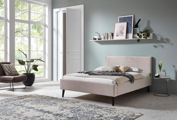 Meise Möbel Polsterbett Leira, 140x200 cm, beige