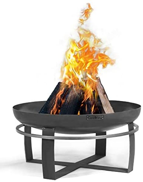 CookKing 'Viking Ø 60' Feuerschale, Stahl Schwarz, Ø 60x36 cm