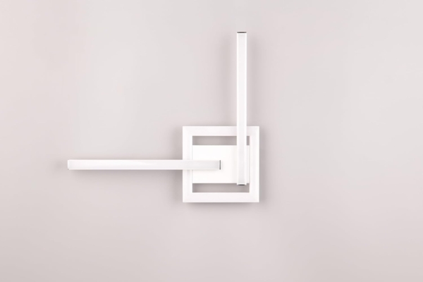 LED Deckenleuchte, Metall, weiß, matt, L 54 cm Bild 15