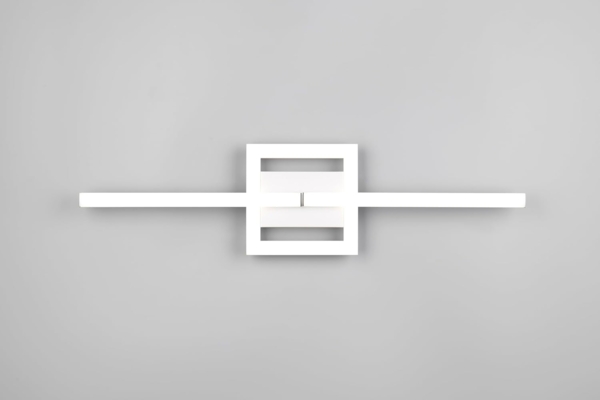 LED Deckenleuchte, Metall, weiß, matt, L 54 cm Bild 9