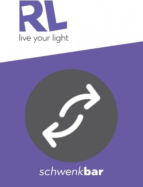 LED Deckenleuchte, Metall, weiß, matt, L 54 cm Bild 7