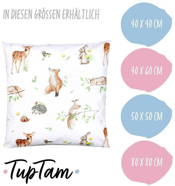 TupTam Kissenbezüge TupTam Kinder Kissenbezug Kissenhülle Dekorativ Gemustert Bild 3