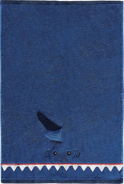 Erwin Müller Handtuch Kinder-Handtuch "Hai", Frottier, Walk-Frottier Uni