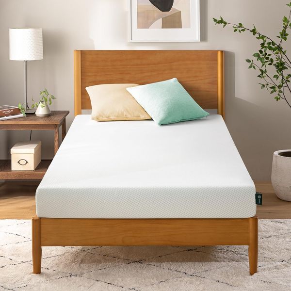 Zinus Schaumstoffmatratze, 90x190 cm, orthopädisch und ergonomisch, mittlere Festigkeit, Unterstützung von 5 Zonen, Höhe 11 cm, Öko-Tex-Zertifiziert