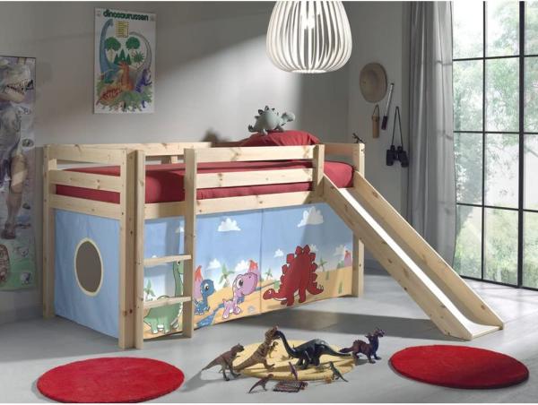 Vipack 'Pferde' Spielbett Pino mit Rutsche und Textilset
