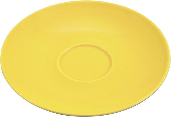 Ritzenhoff & Breker Doppio Untere, Untertasse, Unter Tasse, Unterteller, Porzellan, Sonnengelb, Ø 16 cm, 565102