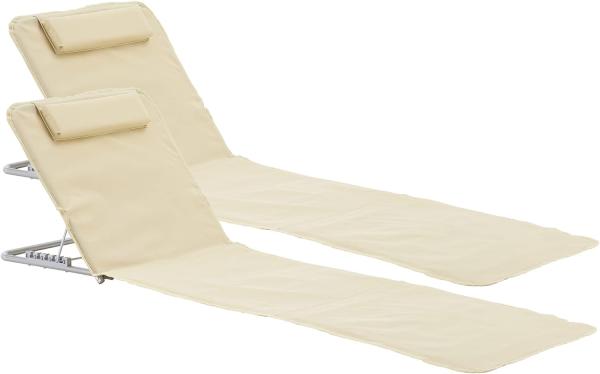 Strandmatte Cellorigo 2er Set Beige [en. casa]